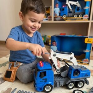 Детски DIY Багер за сглобяване и игра