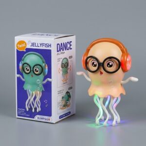 Танцуваща Музикална Медуза DJ с очила
